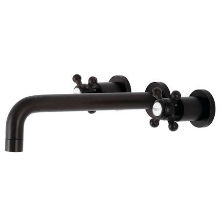 Kingston Brass Roman Tub Faucet, Oil Rubbed Bronze, Wall Mount KS8025BX
